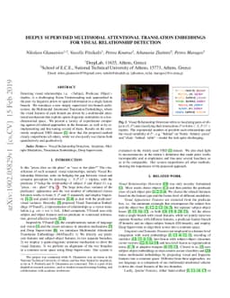 Deeply Supervised Multimodal Attentional Translation Embeddings for
  Visual Relationship Detection