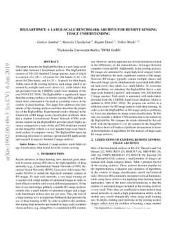 BigEarthNet: A Large-Scale Benchmark Archive For Remote Sensing Image
  Understanding
