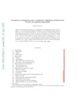 Statistical inference for a partially observed interacting system of
  Hawkes processes