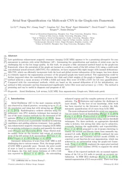 Atrial Scar Quantification via Multi-scale CNN in the Graph-cuts
  Framework