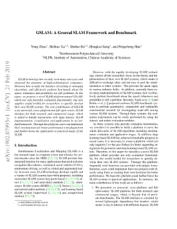 GSLAM: A General SLAM Framework and Benchmark