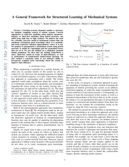 A General Framework for Structured Learning of Mechanical Systems