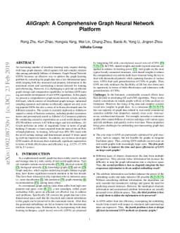AliGraph: A Comprehensive Graph Neural Network Platform