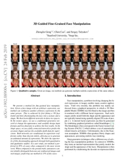 3D Guided Fine-Grained Face Manipulation