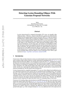 Detecting Lesion Bounding Ellipses With Gaussian Proposal Networks