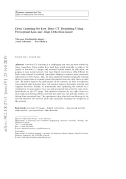 Deep Learning for Low-Dose CT Denoising