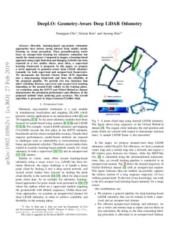 DeepLO: Geometry-Aware Deep LiDAR Odometry