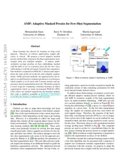 Adaptive Masked Proxies for Few-Shot Segmentation