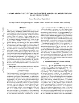 A Novel Multi-Attention Driven System For Multi-Label Remote Sensing
  Image Classification