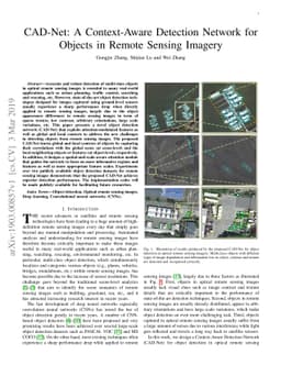 CAD-Net: A Context-Aware Detection Network for Objects in Remote Sensing
  Imagery