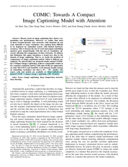 COMIC: Towards A Compact Image Captioning Model with Attention