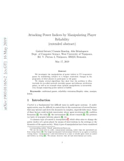 Attacking Power Indices by Manipulating Player Reliability