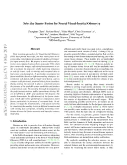 Selective Sensor Fusion for Neural Visual-Inertial Odometry