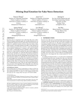 Mining Dual Emotion for Fake News Detection