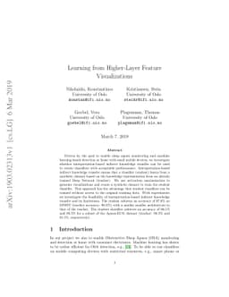 Learning from Higher-Layer Feature Visualizations