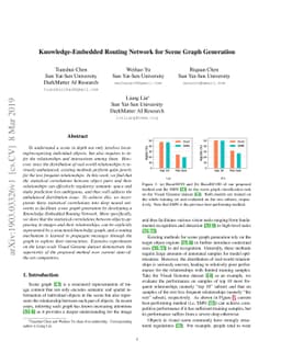 Knowledge-Embedded Routing Network for Scene Graph Generation