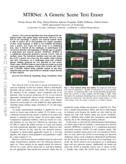 MTRNet: A Generic Scene Text Eraser