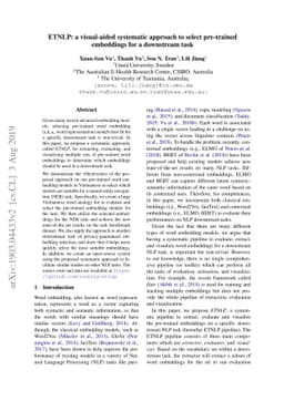 ETNLP: a visual-aided systematic approach to select pre-trained
  embeddings for a downstream task
