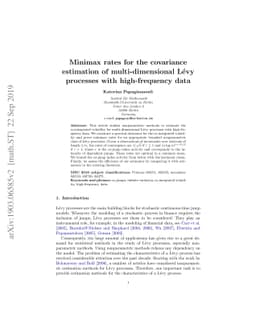 Minimax rates for the covariance estimation of multi-dimensional Lévy
  processes with high-frequency data