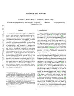Selective Kernel Networks