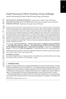 Graph Processing on FPGAs: Taxonomy, Survey, Challenges