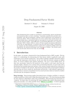 Deep Fundamental Factor Models