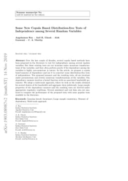 Some New Copula Based Distribution-free Tests of Independence among
  Several Random Variables