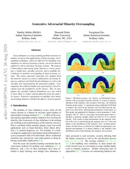 Generative Adversarial Minority Oversampling
