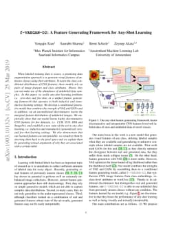f-VAEGAN-D2: A Feature Generating Framework for Any-Shot Learning