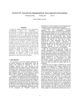 Iris R-CNN: Accurate Iris Segmentation in Non-cooperative Environment