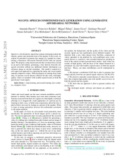 Wav2Pix: Speech-conditioned Face Generation using Generative Adversarial
  Networks