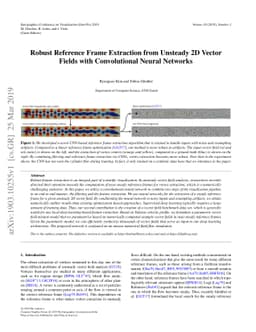Robust Reference Frame Extraction from Unsteady 2D Vector Fields with
  Convolutional Neural Networks