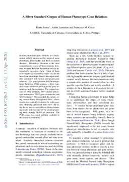 A Silver Standard Corpus of Human Phenotype-Gene Relations