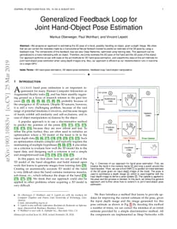 Generalized Feedback Loop for Joint Hand-Object Pose Estimation