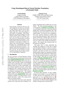 Using Monolingual Data in Neural Machine Translation: a Systematic Study