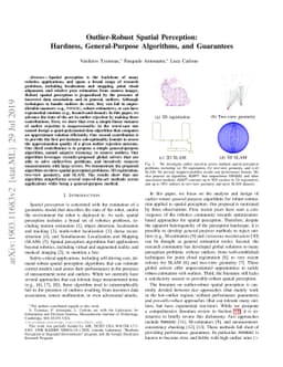 Outlier-Robust Spatial Perception: Hardness, General-Purpose Algorithms,
  and Guarantees