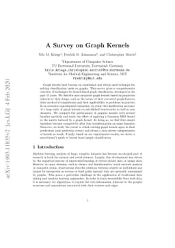 A Survey on Graph Kernels