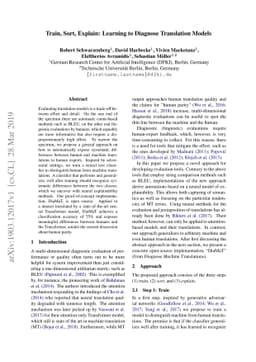 Train, Sort, Explain: Learning to Diagnose Translation Models