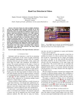 Road User Detection in Videos