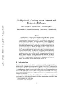 Bit-Flip Attack: Crushing Neural Network with Progressive Bit Search