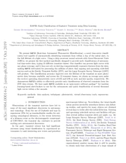 RAPID: Early Classification of Explosive Transients using Deep Learning
