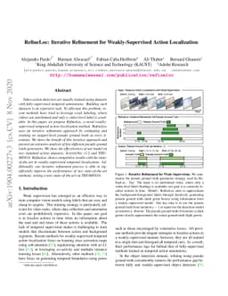 RefineLoc: Iterative Refinement for Weakly-Supervised Action
  Localization