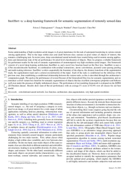 ResUNet-a: a deep learning framework for semantic segmentation of
  remotely sensed data