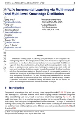 M2KD: Multi-model and Multi-level Knowledge Distillation for Incremental
  Learning