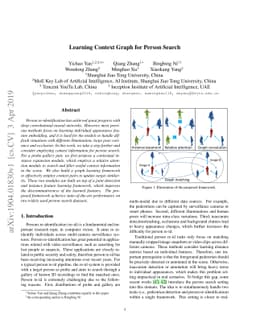Learning Context Graph for Person Search