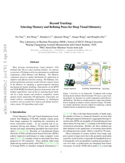 Beyond Tracking: Selecting Memory and Refining Poses for Deep Visual
  Odometry