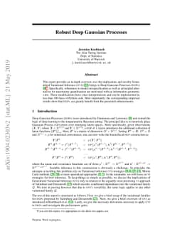 Robust Deep Gaussian Processes