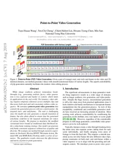 Point-to-Point Video Generation