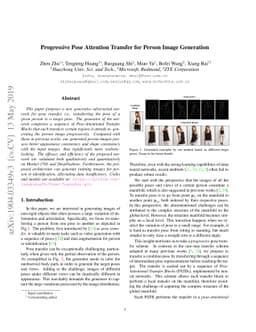 Progressive Pose Attention Transfer for Person Image Generation