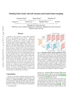 Modeling Point Clouds with Self-Attention and Gumbel Subset Sampling
